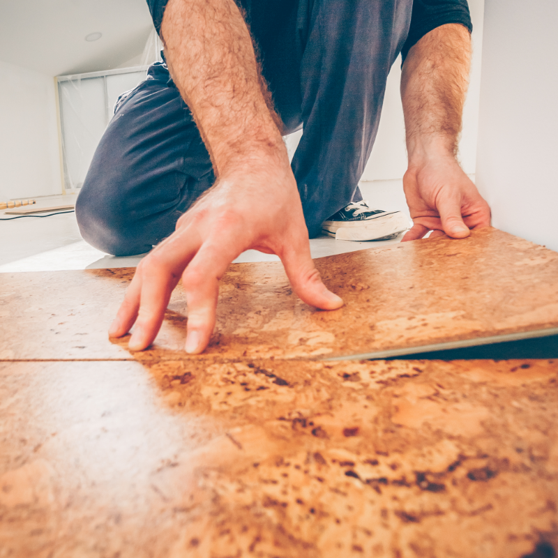 Cork Flooring Installation 